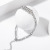 European and American Amazon Non-Fading 000-999 Digital Titanium Steel Pendant Anklet Stainless Steel Angel Digital Bracelet for Women