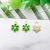 1 Daisy Chrysanthemum Flower DIY Alloy Decoration Accessories Drop Oil Cartoon Headwear Earrings Keychain Pendant