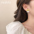 Sweet Lily Tulip Flower Earrings Female Summer 2022 New Bow Mori Ear Studs Freshess Earrings