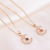 Birthstones Necklace European and American Foreign Trade New December XINGX Pendant Paper Card Necklace Female Factory in Stock
