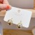 European and American Ins Simple Spherical Stud Earrings Female Cold Style Personality Retro Earrings Fashionable Metal Feeling Ball Ear Clip