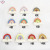 New Accessories Pendant Discount Wholesale DIY Handmade Keychain Earrings Clothing Bag Cotton Braided Small Rainbow