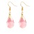 Natural Crystal Ins Ornament Handmade Earring Accessories High-Grade Light Luxury Zircon Long Austrian Crystal Earrings