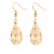 Natural Crystal Ins Ornament Handmade Earring Accessories High-Grade Light Luxury Zircon Long Austrian Crystal Earrings