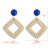 Amazon Hot Sale Cross-Border Hot Vintage High-Key Eardrop Bamboo Rattan Hand-Woven Earrings Ethnic Style Rattan Woven Earrings