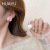 S925 Summer Fresh Earrings Women 2022 New Retro Graceful Earrings Special Interest Light Luxury Silver Stud Earrings Wholesale