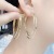 Live Broadcast New Trend Multi-Layer Big Ear Ring Big Hoop Earrings Internet Celebrity Temperament Goddess Style Exaggerated Earrings Wholesale