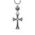European and American Ins Hip Hop Cross Necklace Trendy Personalized Classic Men's and Women's Long Pendant All-Match Sweater Chain