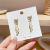 Cute Fox Earrings Korean-Style High-Grade Earrings Cat's Eye Earrings New Fashion Earrings for Women Summer