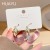 Korean Style Internet Celebrity Ins Simple Elegant Retro Ear Clip Earrings Elegant Resin U-Shaped Ear Rings Female 2022 New Fashion