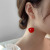 2022 New Cherry Fruit Earrings Women's Long Korean Dongdaemun Elegant Stud Earrings Sweet Fashion Girl Earrings