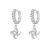 Factory Direct Sales Flower Flower Clover Earrings Eardrops Lucky Windmill Stud Earrings Versatile Korean Style Graceful Earrings