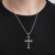 God's Eye Cross Pendant Men's Trendy European and American New Fashion Personalized Hip Hop Retro Necklace Women's Trendy Men's