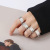 Personalized Disco Chain Combination Ring Punk Fan Open Men's and Women's One-Piece Ring Index Finger Ring Alloy Ring
