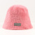 Hat Female Korean Iron Mark Rabbit Fur Bucket Hat 22 Autumn and Winter Show Face Little Wild Warm Bucket Hat Plush Velvet Bucket Hat