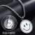 National Fashion Internet Celebrity Same Rotating Smiley Necklace Ins Simple Hip Hop Personality Men and Women Street Double-Sided Expression Pendant