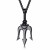 Sea King Trident Stainless Steel Pendant Necklace Wholesale Men's Personality Trendy Hip Hop Style Sweater Chain Jewelry Accessories
