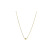 High-Grade Necklace French Gold Bean round Beads Ins Simple Clavicle Chain Temperamental Minority Short Pendant Necklace Accessories