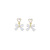 Niche Design Bowknot Earrings Pearl Flower High-Grade Earrings for Women Summer Light Luxury 2022 New Fashion Earrings