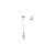 Asymmetric Butterfly Studs Ear Clip Integrated Advanced Sense Graceful Online Influencer Delicate Earrings Tassel Earrings Ear Clip