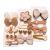 Plush Bear Hair Accessories Children's Wool Flower Does Not Hurt Hair Full Bag Hairpin Cute Bow Hair Clip Headdress