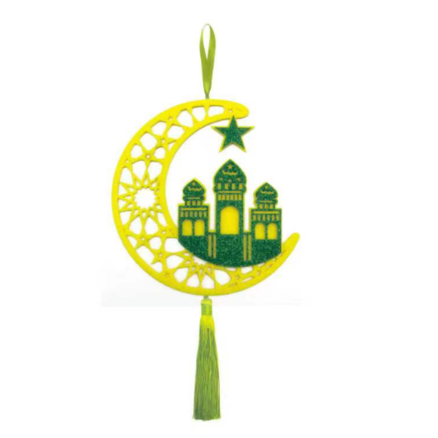 跨境热卖挂件星星月亮城堡挂件装饰节日装扮