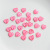 Love Heart round Beads Peach Resin Jewelry Accessories Nail Art Phone Case Hair Accessories Cream Glue Accessories Pj50