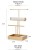 T-Type 3-Layer Jewelry Display Ornament Earring Rack Earrings Necklace Bracelet Stand Headband Storage Rack Ring Detachable