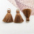 1 Color Silk Thread Hanging Ring Fimbrilla Clothing Accessories 2.3cm Tassel Pendant Accessories Crafts