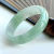 Jade Bracelet Jade Color Female Jade Bracelets Wangfu Fidelity Light Green Jade Emerald Green Floating Flower Bracelet