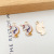 1 Oil Dripping Unicorn Alloy Pendant Strap Ear Studs Hanger DIY Accessories Handmade Earrings Ear Clip Ear Rings