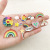 1 Alloy DIY Ornament Accessories Drop Oil Rainbow Pendant Necklace Pendant Earrings Key Chain Accessories Material