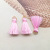 1 Color Silk Thread Hanging Ring Fimbrilla Clothing Accessories 2.3cm Tassel Pendant Accessories Crafts