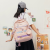 Customized Schoolbag Female Ins Style Sweet Cute Korean Style Female Junior High School Student Backpack for Grade 3 to Grade 6 All-Match Bag Contrast Color