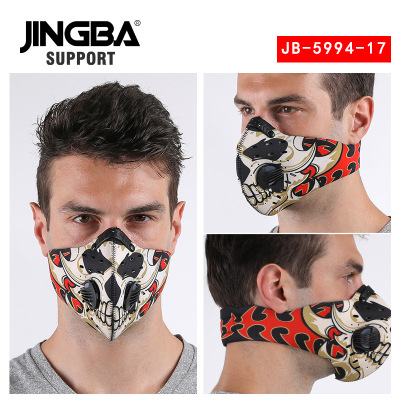 JINGBA SUPPORT 5994 Filter Outdoor face mask riding Mask with filters Sport Masks with Breathing valve Customization