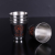 70ml Wine Glass 70ml Shot Glass Strong Wine Stainless Steel Wine Glass 4 Tass Pressure Printing Leather Bag Cup Cover