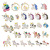 1 Oil Dripping Unicorn Alloy Pendant Strap Ear Studs Hanger DIY Accessories Handmade Earrings Ear Clip Ear Rings