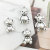 1 PCs Alloy Decoration Accessories Antique Silver 3D Cute Bear Pendant DIY Earrings Mobile Phone Charm Small Pendant Wholesale