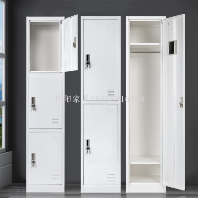 Single Door Wardrobe Iron Locker Single Cabinet Employee Cabinet Locker Steel Dressing Box Simple Small Office Wardrobe