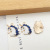 1 Oil Dripping Unicorn Alloy Pendant Strap Ear Studs Hanger DIY Accessories Handmade Earrings Ear Clip Ear Rings