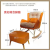 Comfortable Rocking Chair Balcony Home Leisure Chair Single Nordic Living Room Recliner Simple Bedroom Lazy Bone Chair