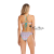 New Cross-Border Split Bikini Strap Swimsuit Printed European and American Vest Sexy Push-up Suit Foreign Trade