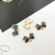 60 Drop Oil Bow Earrings Bracelet Necklace Pendant Keychain Pendant Material Package DIY Ornament Accessories
