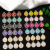 10 Colors Optional DIY Alloy Accessories 26 Kinds Each 1 Set English Letter Brush Double-Sided Alloy Dripping Pendant