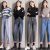 High Waist Slimming Jeans Women 2022 Winter Korean Style Slim-Fitting, Fashion and All-Matching Fleece Addition Denim Trousers Stall Wholesale