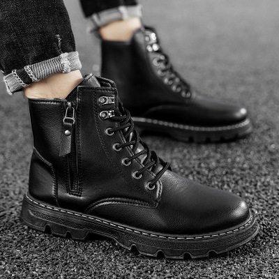 Autumn and Winter New Men's Fashionable All-Match High-Top Dr. Martens Boots Youth British Style Fashionable Shoes with Good Quality