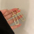 Silver Pin Earrings Elegant Wholesale Earrings Cold Style Metal High-Grade Ear Studs Women's Circle Simple Ear Ring Retro