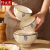 Nordic Simple Ins Style Plate Dishes Household Internet Celebrity Dish Bowl Dish Set Western Cuisine Plate Tableware