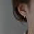 Tender Leaf Silver Stud Earrings Simple Fresh Ear-Caring Stud Earrings for Women Niche Design Pierced-Ear-Caring Ear Studs New Fashion