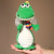 Creative Funny Electric Doll Dancing Singing Sliding Dinosaur Plush Toy Learning Tongue Sand Carving Hip Hop Duck Doll